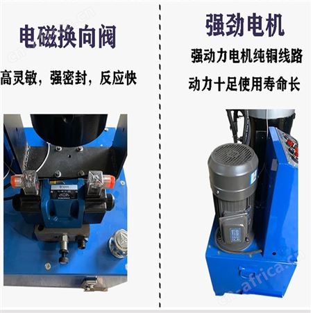腾拓 小型液压油管压管机 全自动钢管缩管机 铝管缩口机