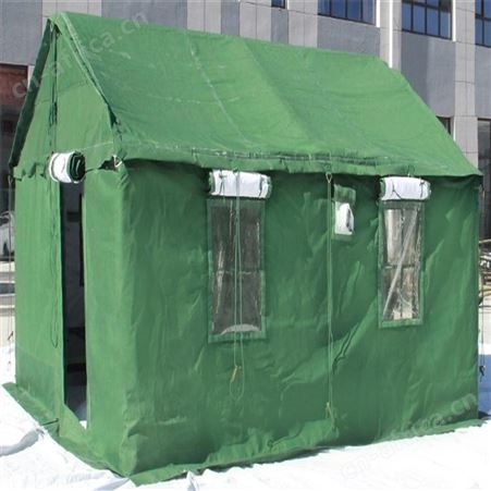 81型班用帐篷 露营宿营帐篷 加厚防雨雪绿帆布帐篷江苏华卫