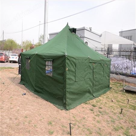 81型班用帐篷 露营宿营帐篷 加厚防雨雪绿帆布帐篷江苏华卫