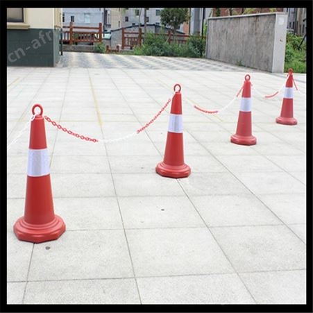 停车场硅胶路锥 三色路锥人行道路锥