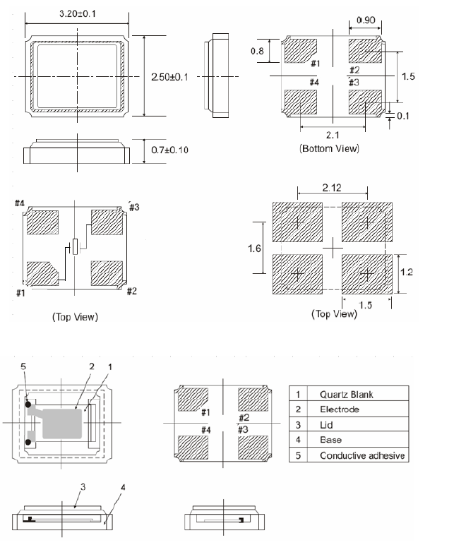 10MHZ无源贴片晶振常见规格及参数介绍