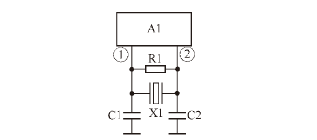 晶振构成的并联型振荡器及常见应用电路